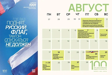 Август в истории России
